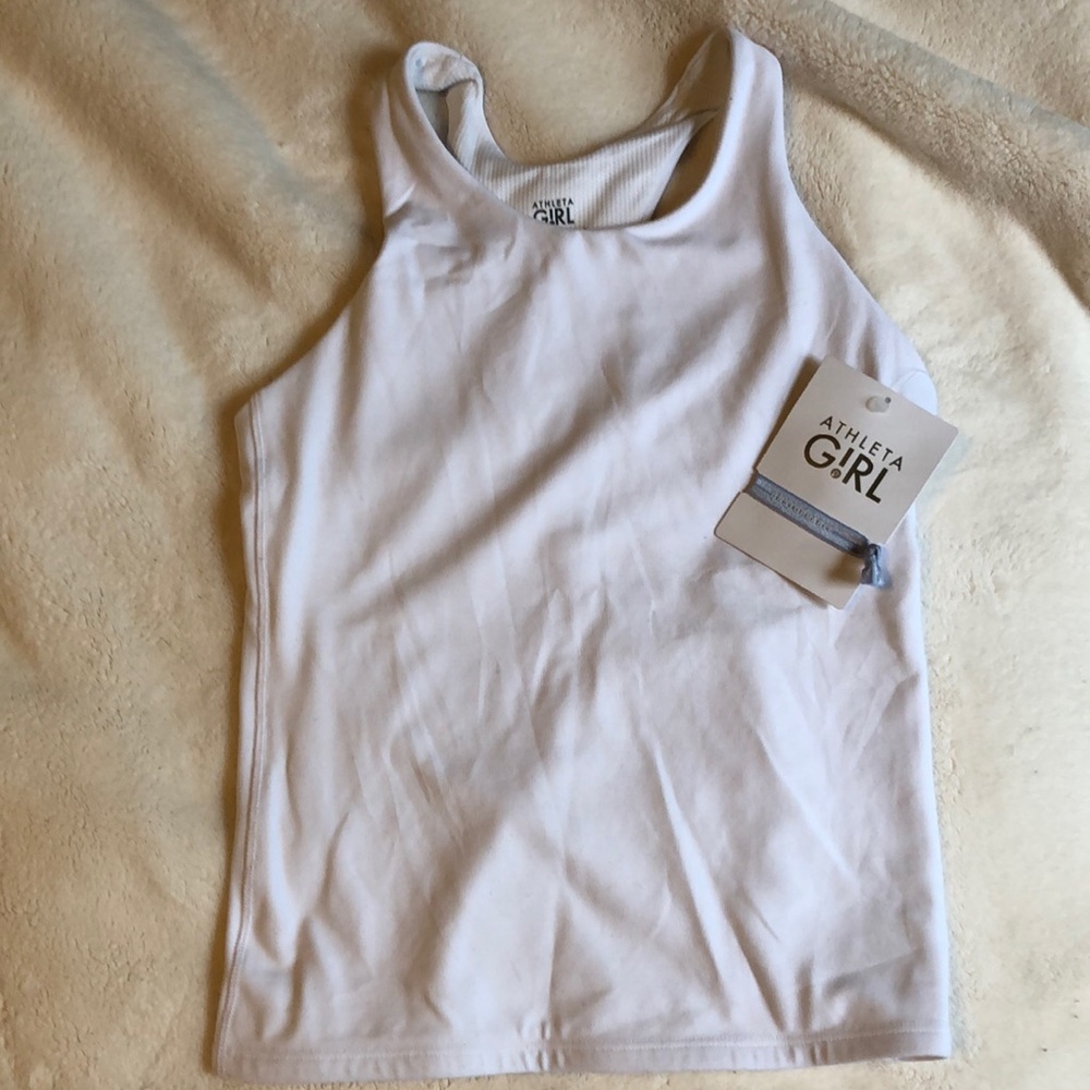 Athleta girl long distance tank size 12 New!